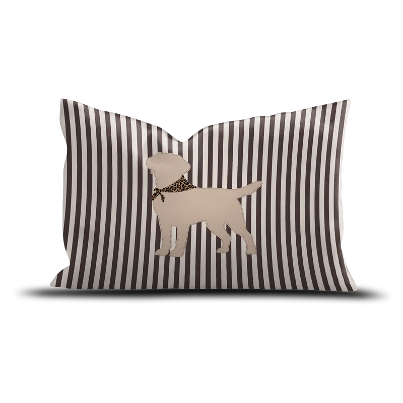 Coussin velours Stripes Labrador