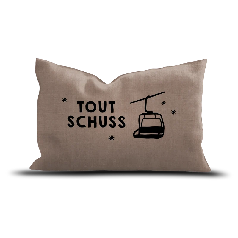 Coussin Velours Tout Schuss