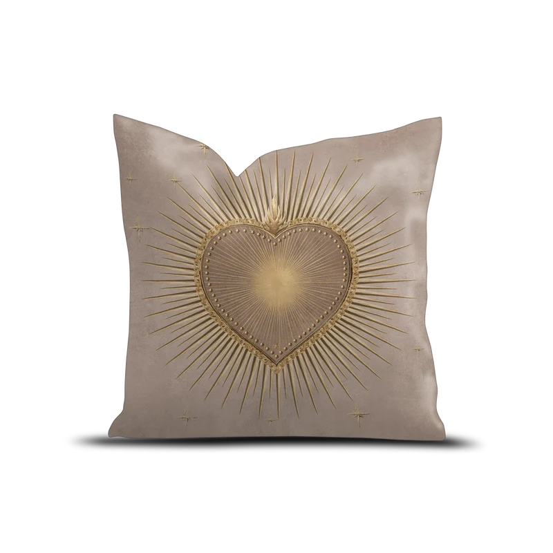 Coussin velours Corazon de San Jose