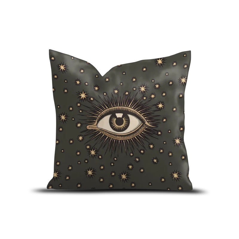 Coussin velours Domus Dei