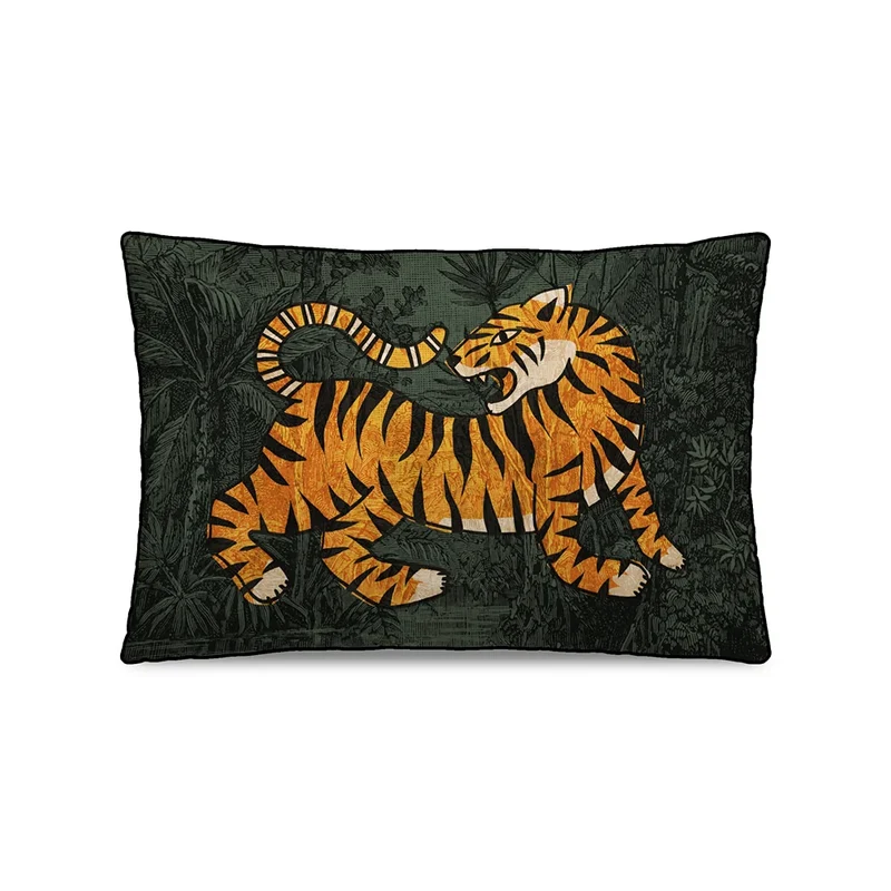 Coussin velours Elanja