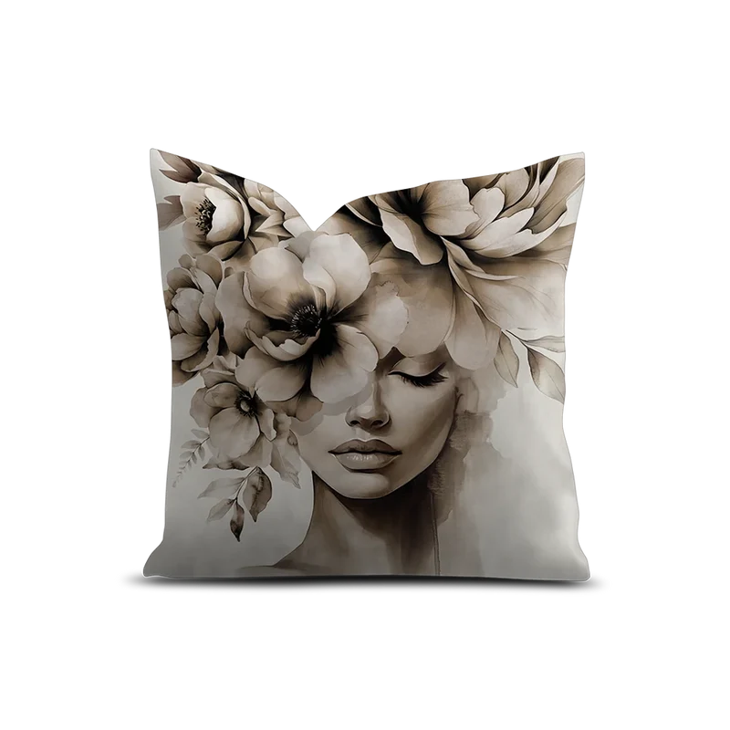 Coussin velours Ephese