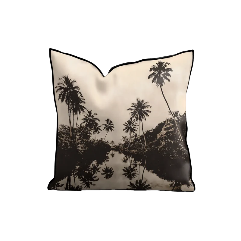 Coussin velours Équateur