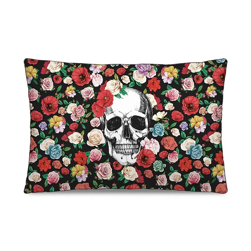 Coussin velours Flower Tattoo