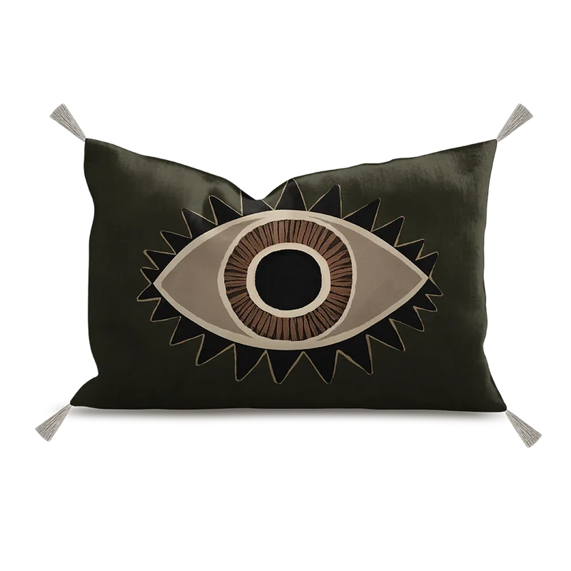 Coussin velours Gerberoy