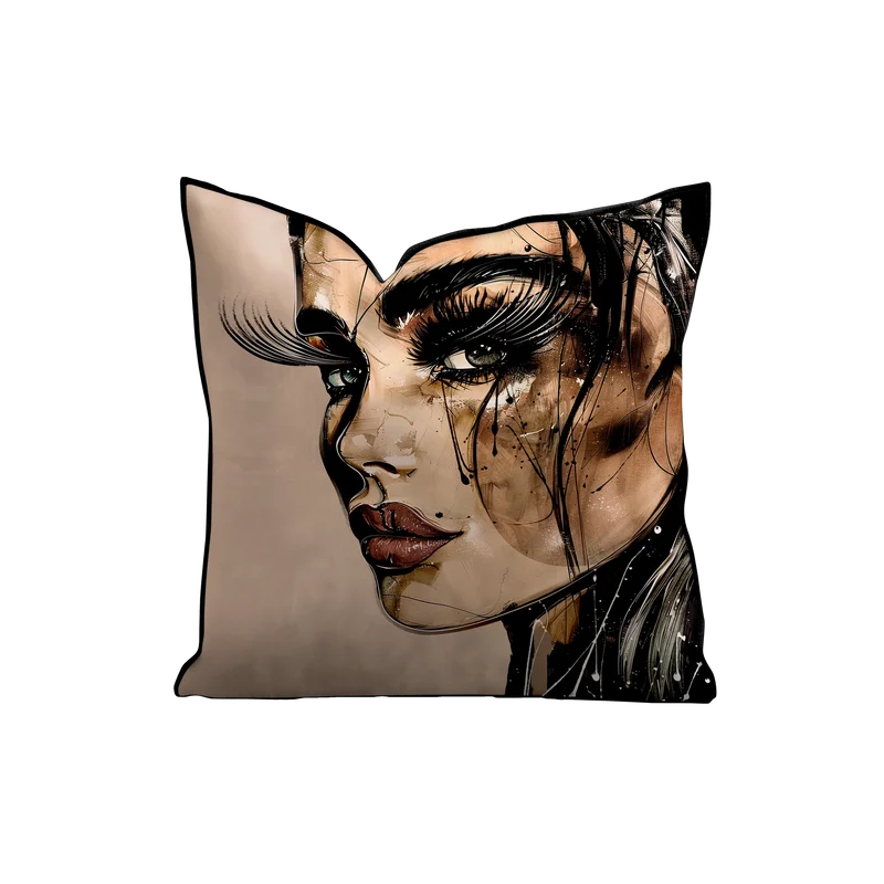 Coussin velours Golden Girl