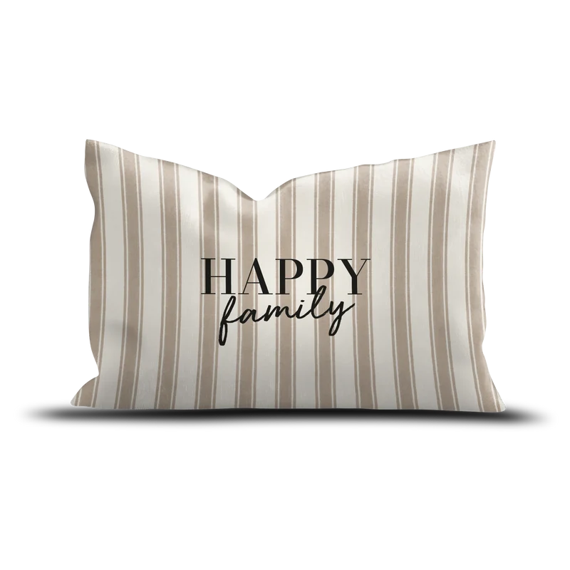 Coussin velours Happy Family