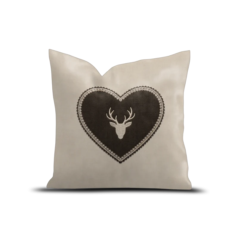 Coussin Velours Hinter Schwarze