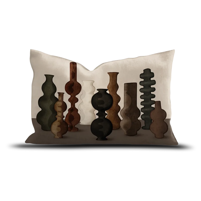 Coussin velours Jarron