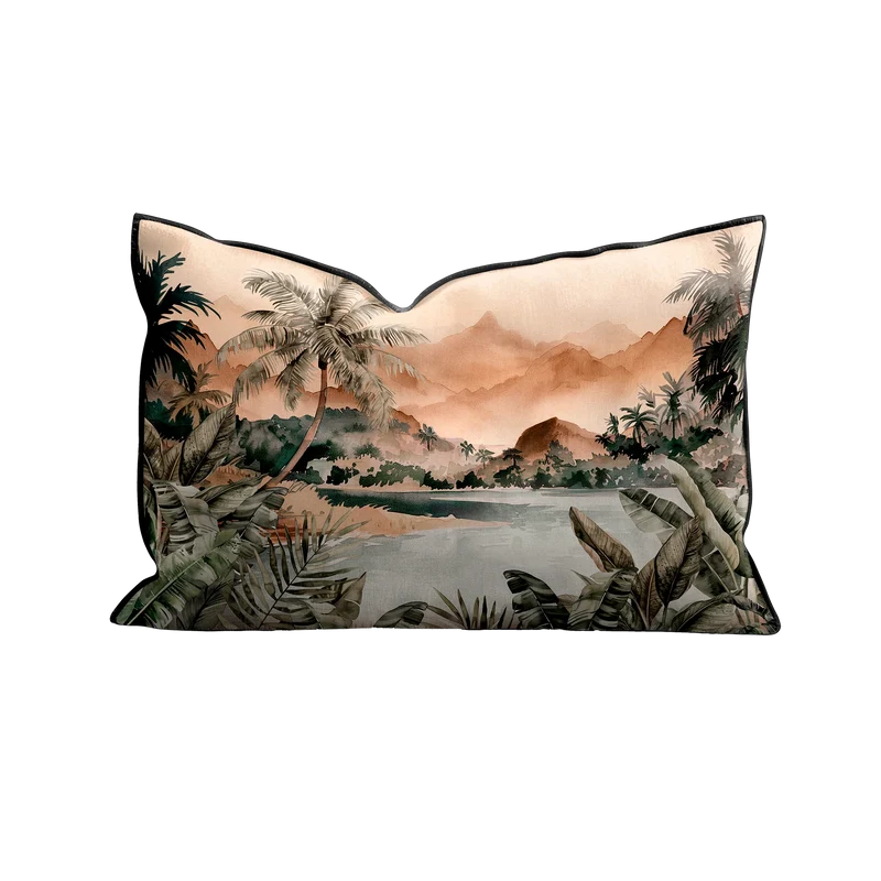 Coussin Velours Jungle Bango