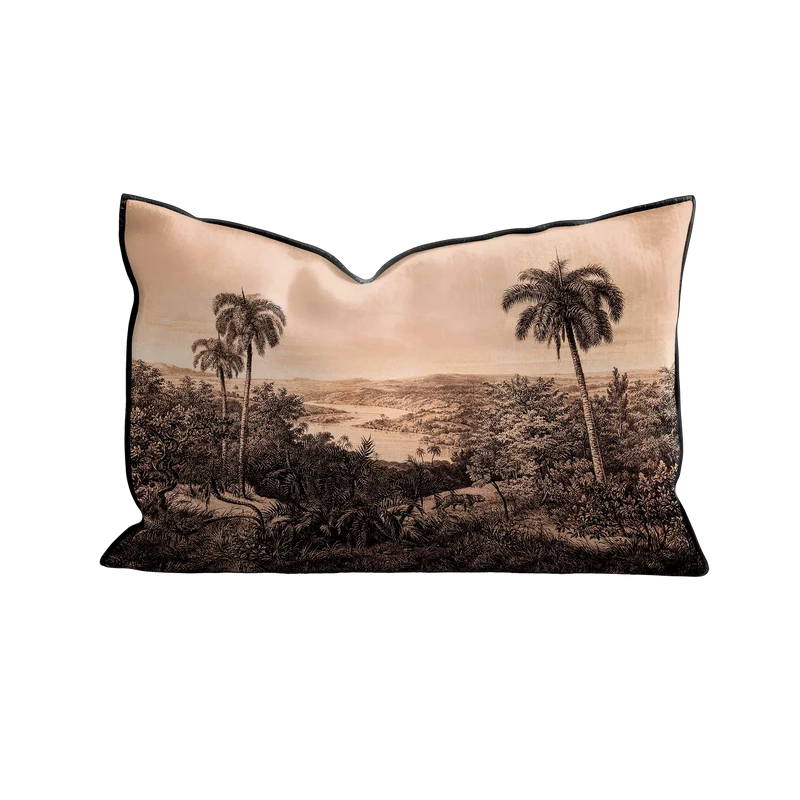 Coussin Velours Jungle Braza