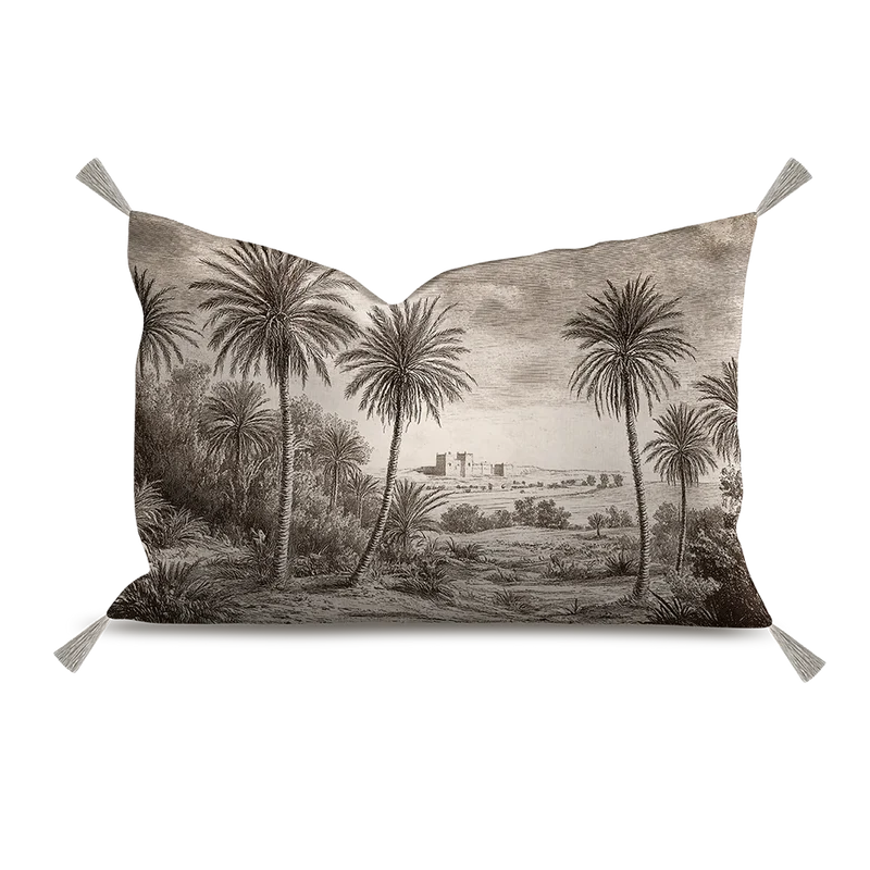 Coussin Velours Jungle Tanis