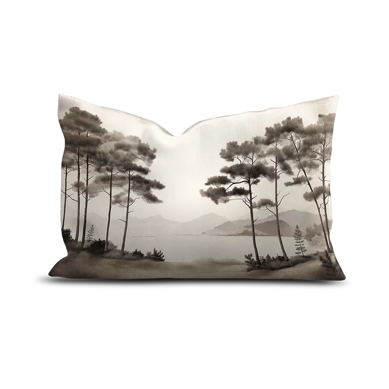 Coussin Velours Jungle Troie
