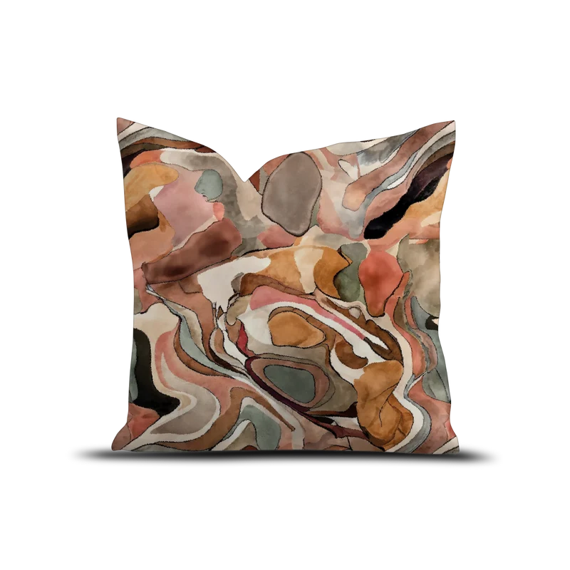 Coussin velours Khenis