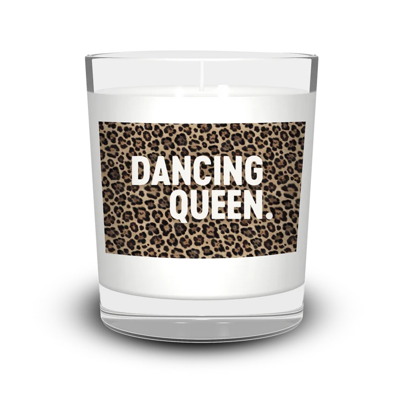 Bougie léopard Dancing Queen