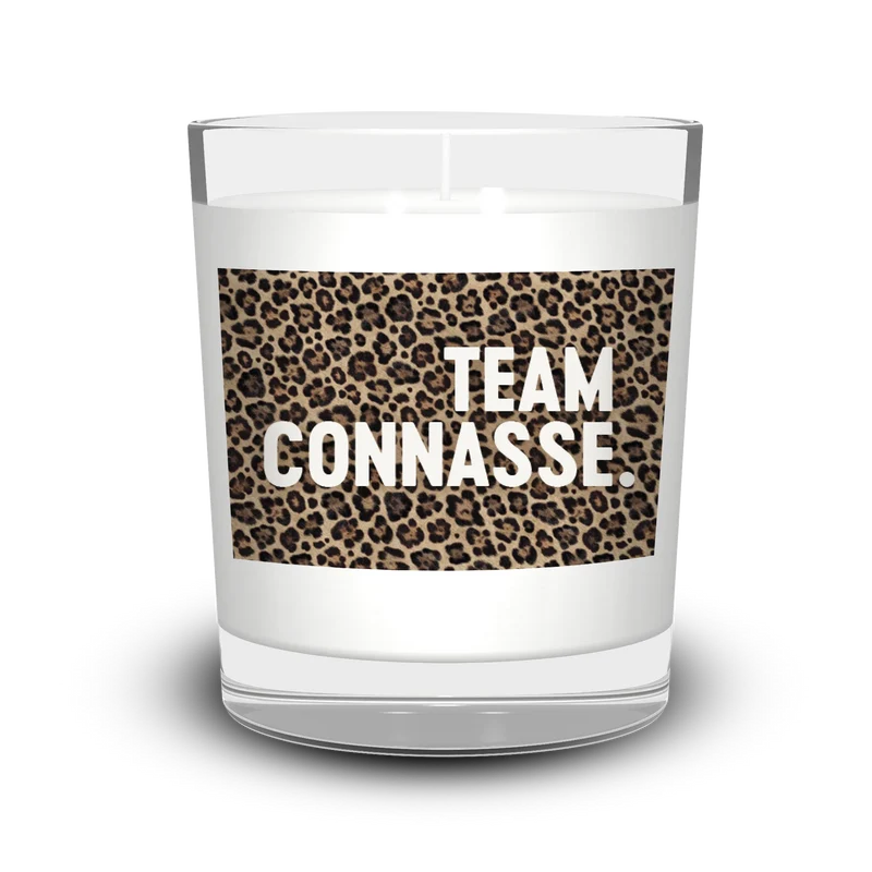 Bougie léopard Team Connasse