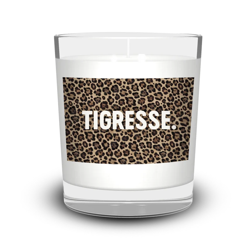 Bougie léopard Tigresse