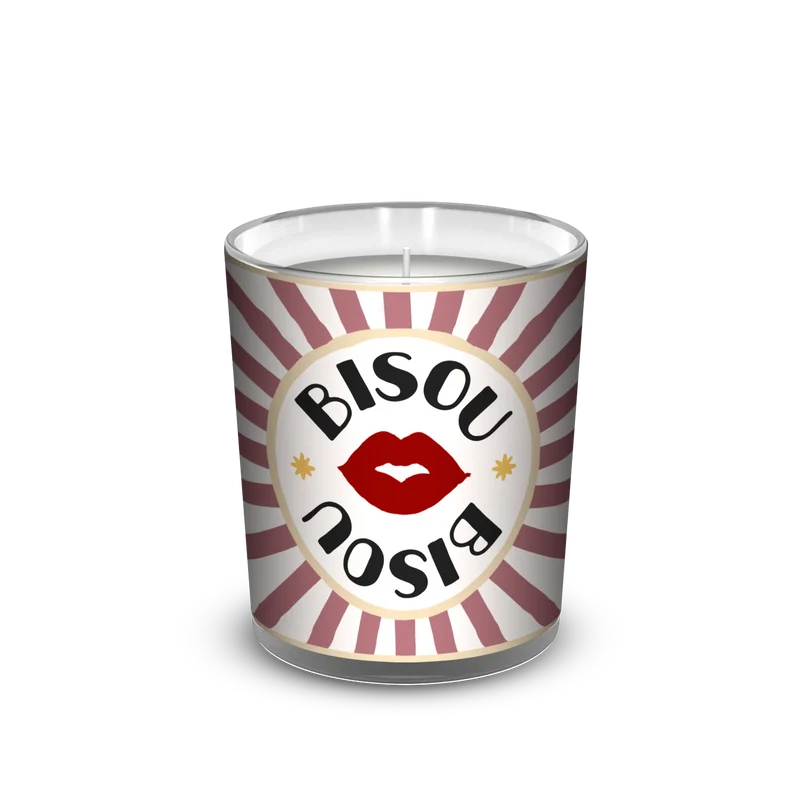 Bougie parfumée Bisou Bisou