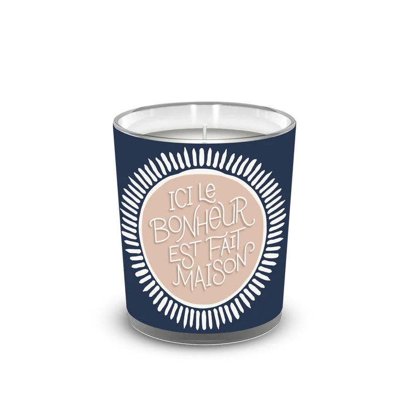 Bougie parfumée Bonheur fait maison