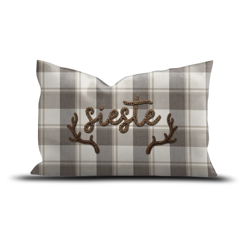 Coussin Velours Lechtal