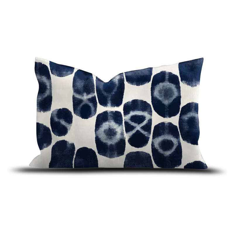 Coussin Velours Lefkes