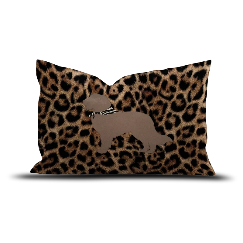 Coussin velours Leo Berger Australien