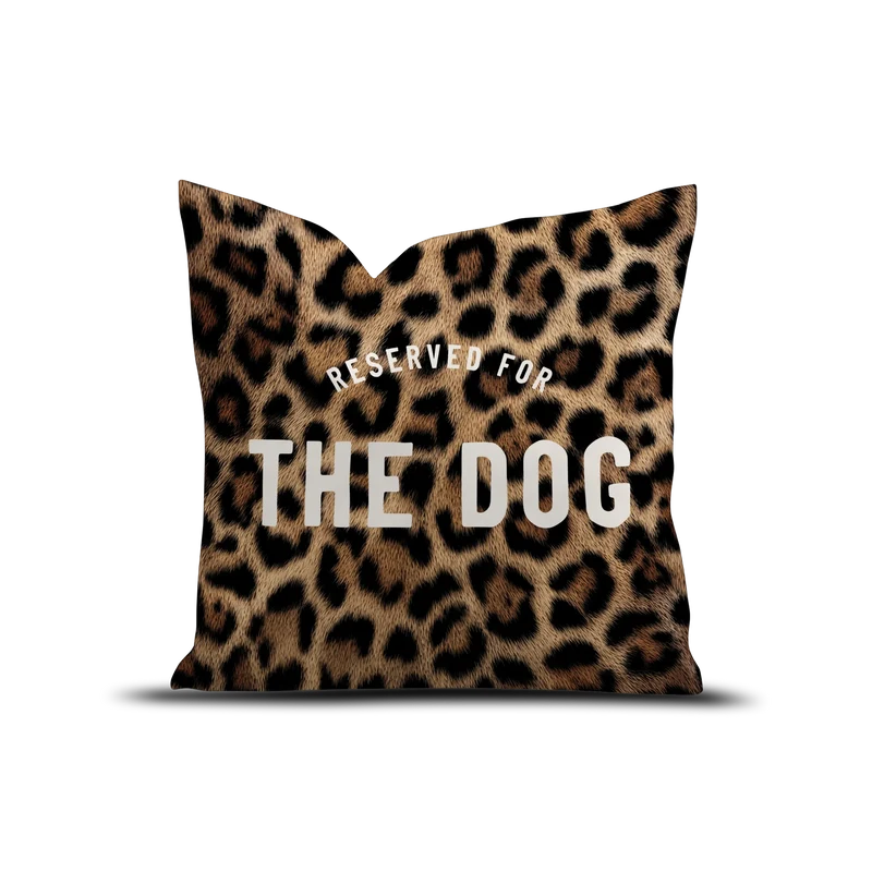Coussin velours Leo Dog