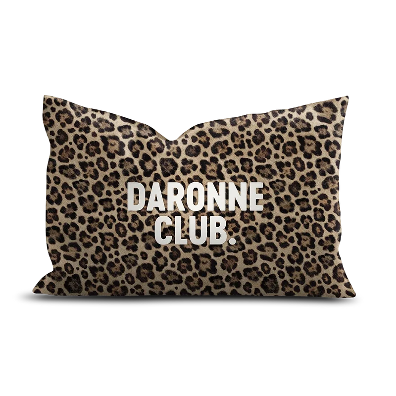 Coussin Velours Léopard Daronne Club