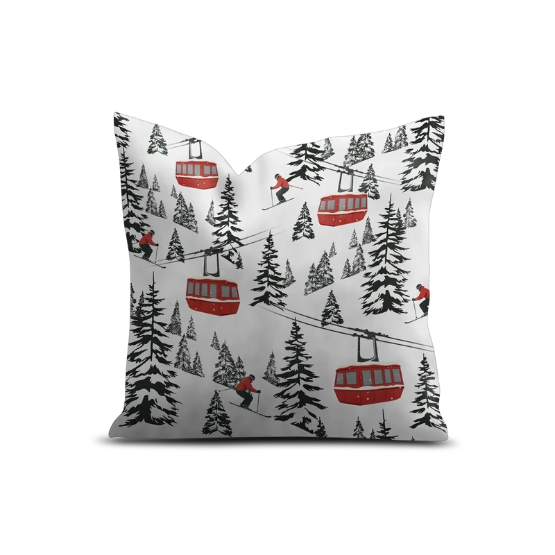 Coussin Velours Montagne Castelmoda