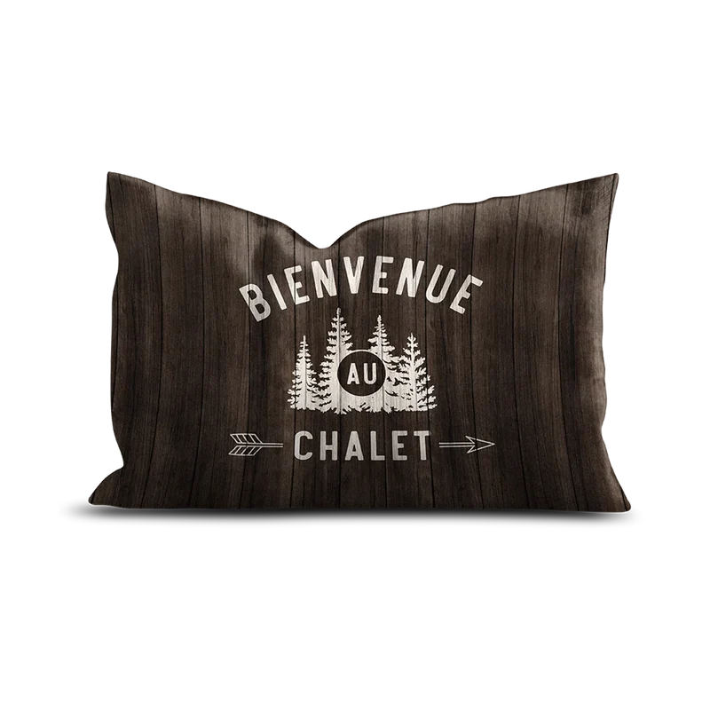 Coussin Velours Montagne Murren