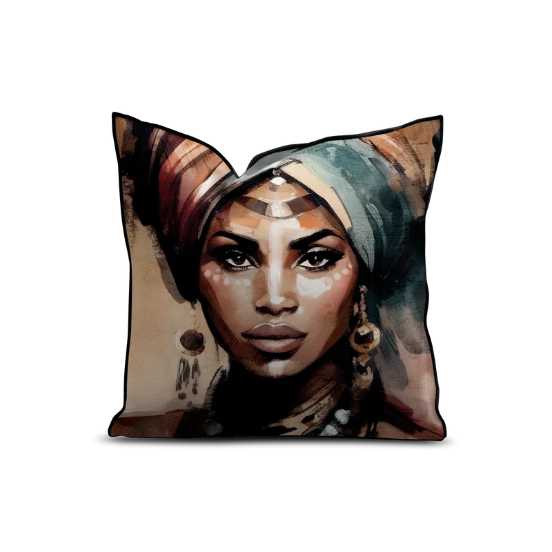 Coussin velours Nubie