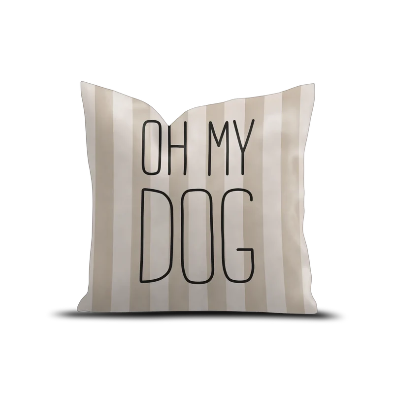 Coussin velours Oh My Dog