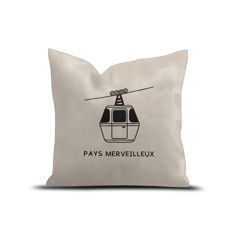 Coussin Velours Pays Merveilleux