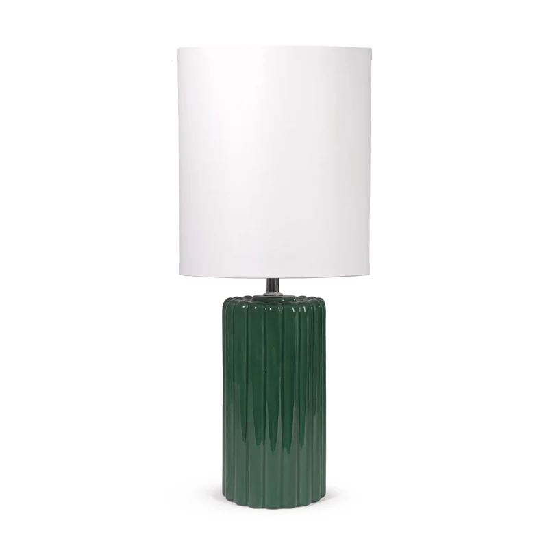 Lampe à poser Palladio en céramique verte
