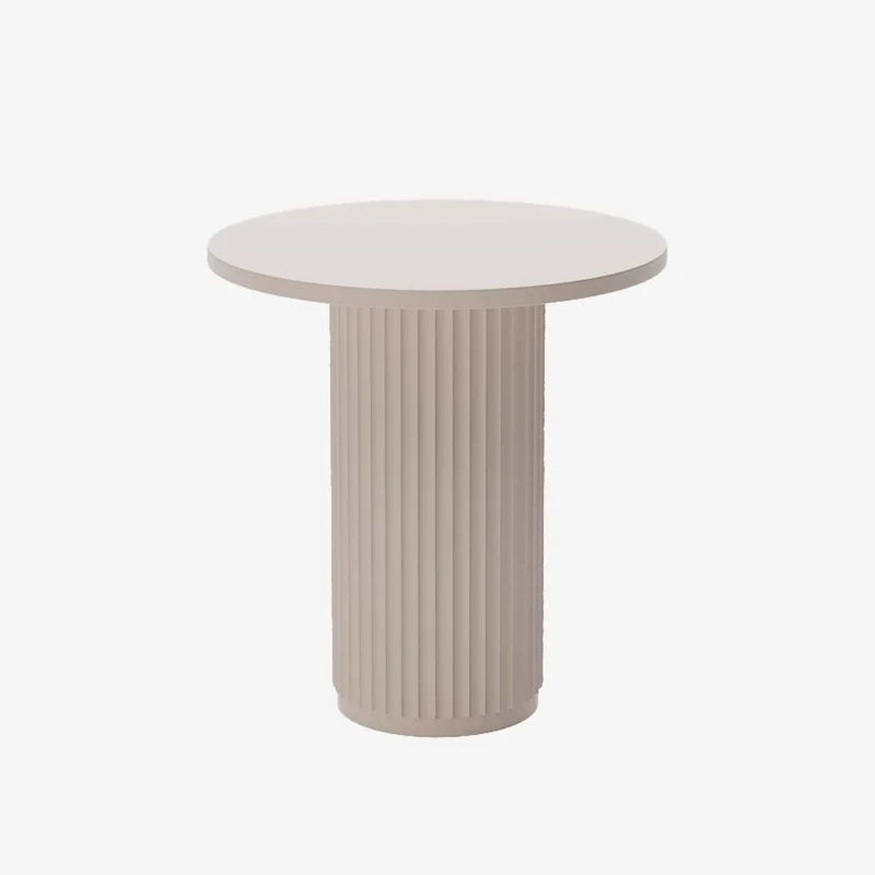 Table d'appoint ronde cannel e