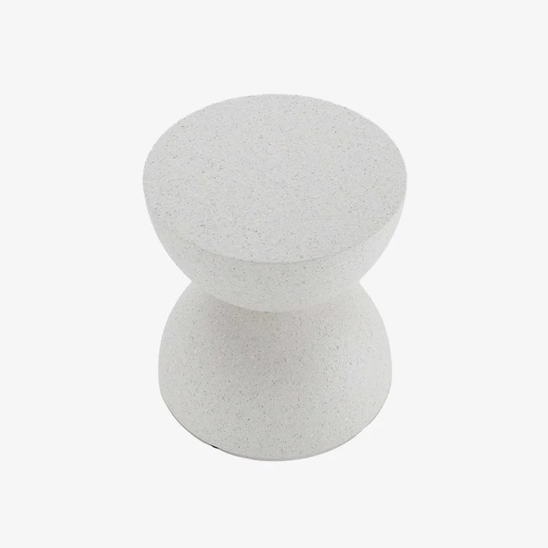 Table d'appoint ronde design en magnésie