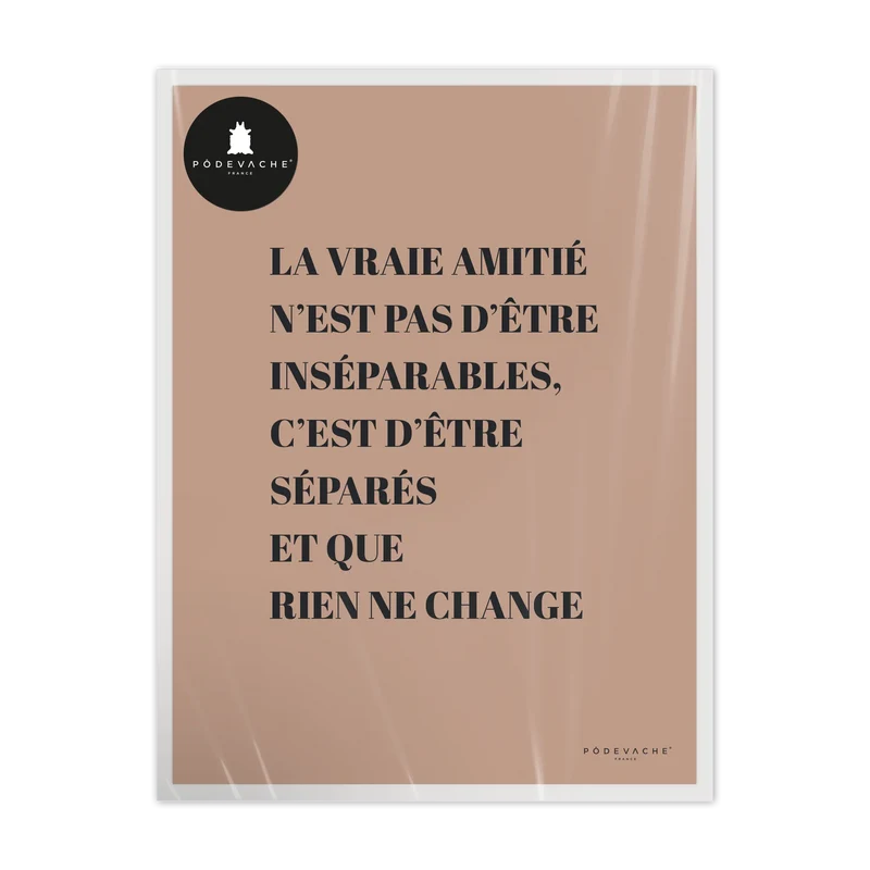 Affiche ou affiche encadrée Amitié