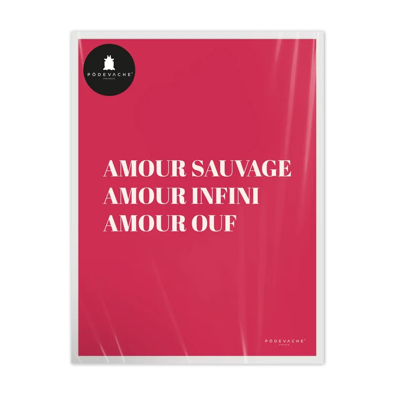 Affiche ou affiche encadrée Amour Sauvage