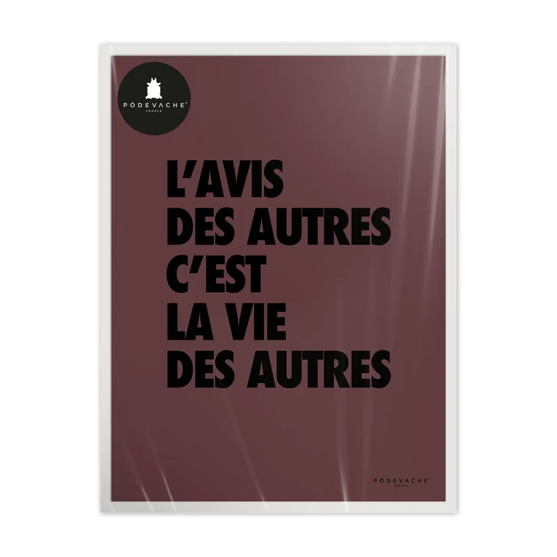 Affiche ou affiche encadrée Avis des Autres