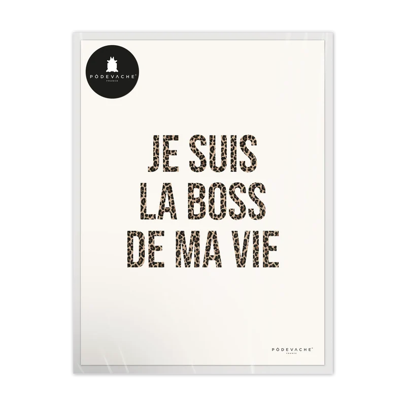Affiche ou affiche encadrée Boss