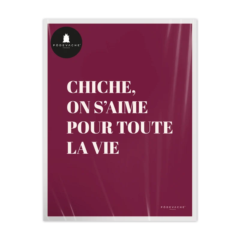 Affiche ou affiche encadrée Chiche