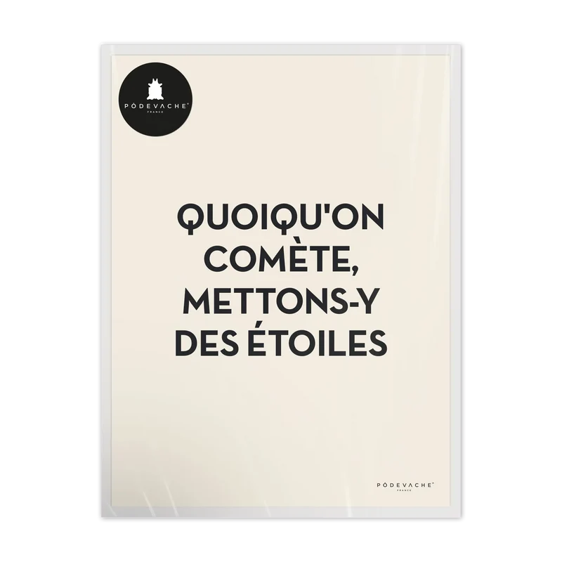 Affiche ou affiche encadrée Comète