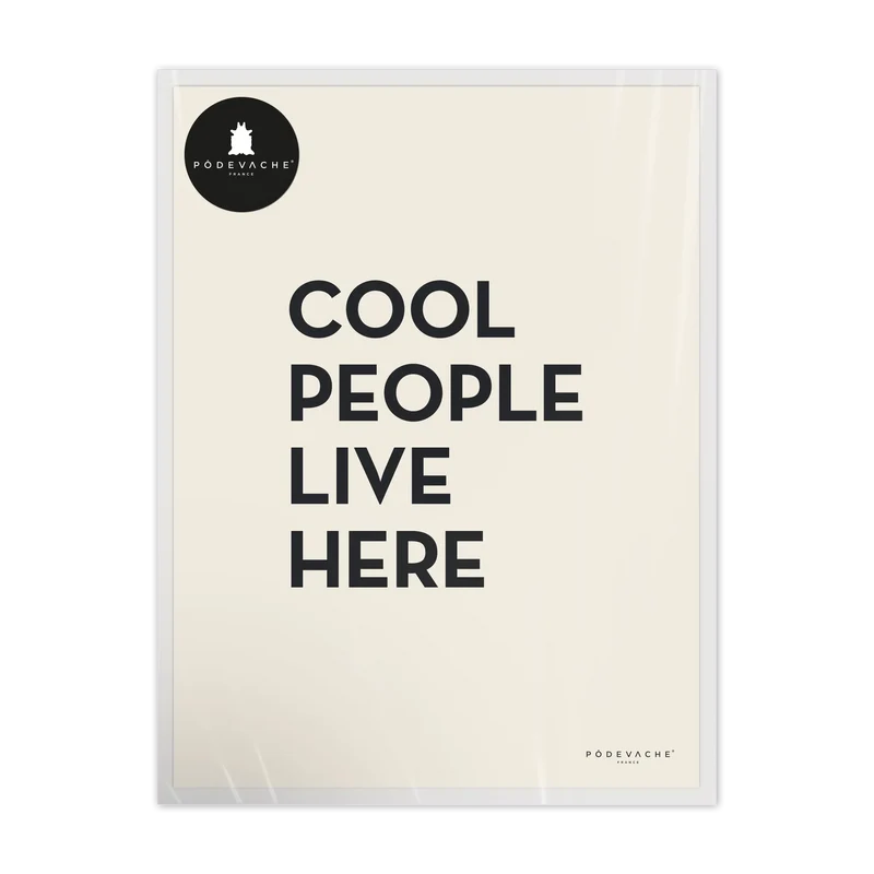Affiche ou affiche encadrée Cool People