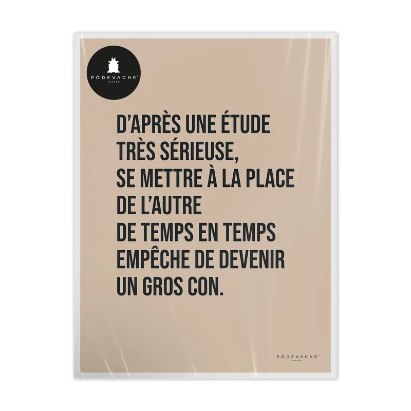 Affiche ou affiche encadrée Etude