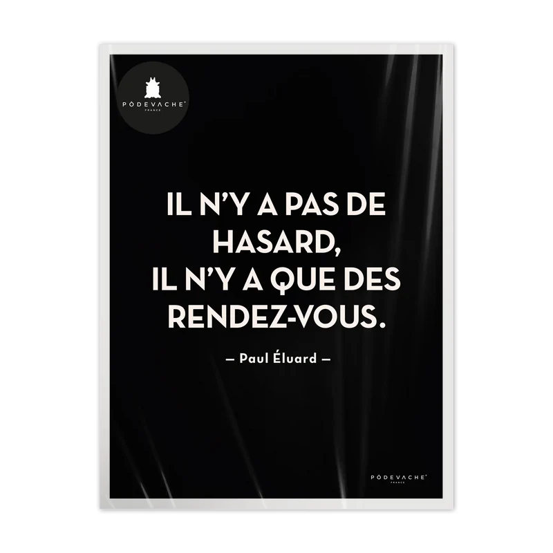 Affiche ou affiche encadrée Hasard