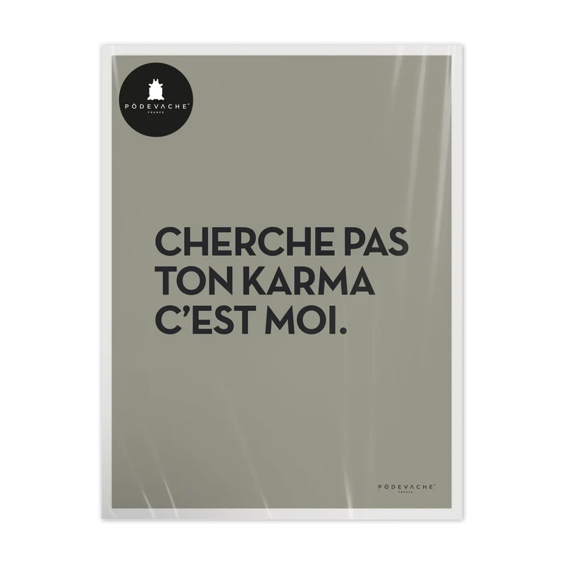 Affiche ou affiche encadrée Karma