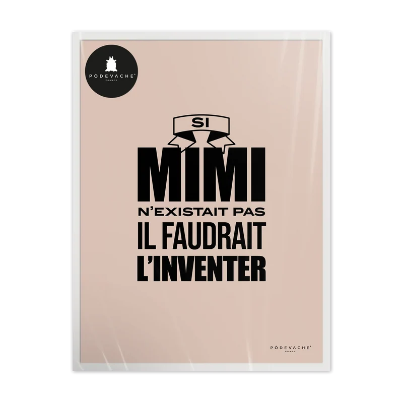 Affiche ou affiche encadrée Mimi Inventer