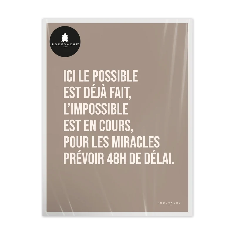 Affiche ou affiche encadrée Miracles