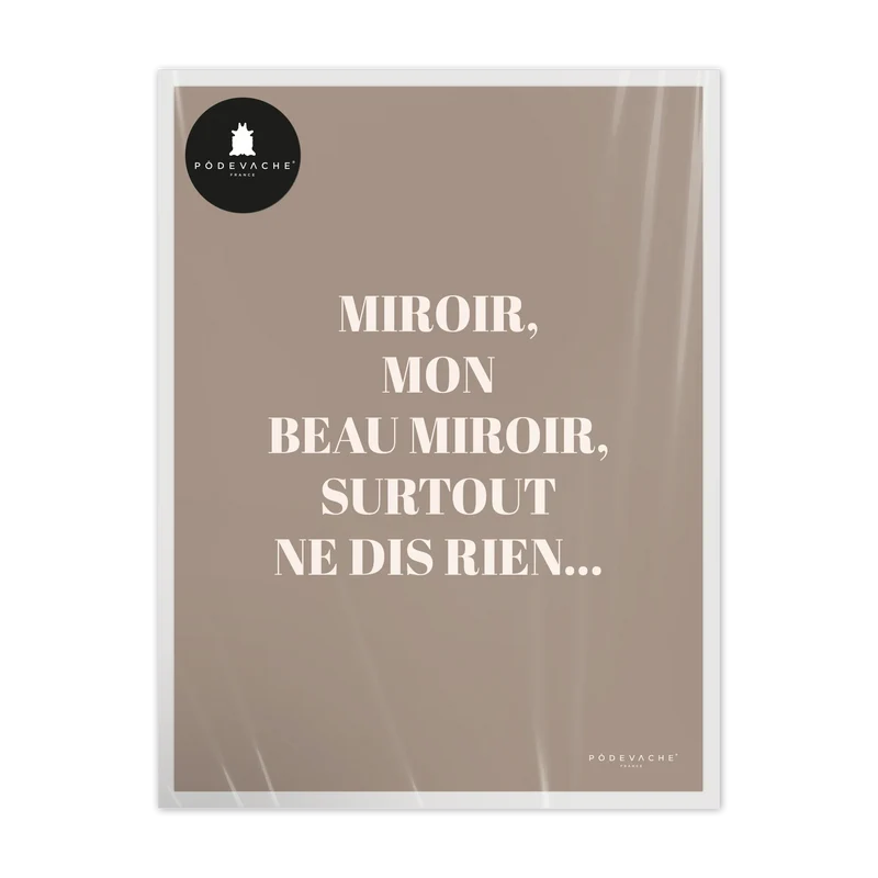 Affiche ou affiche encadrée Mon Beau Miroir