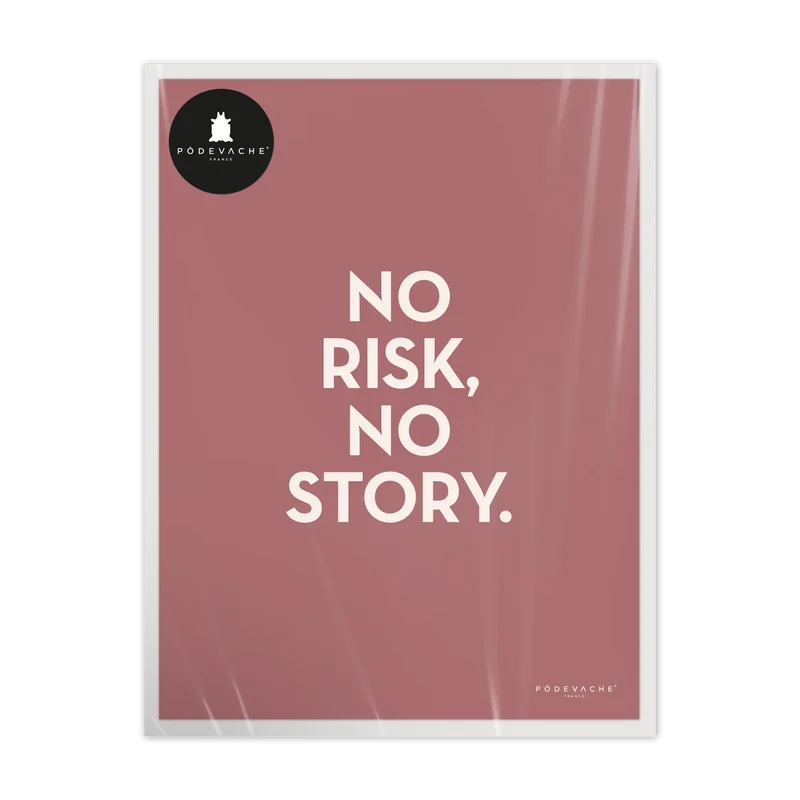 Affiche ou affiche encadrée No Risk